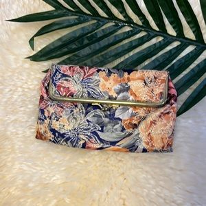 Vintage Oscar De La Renta Coin Purse/ Clutch with Mirror 8 x 4.5 x .5